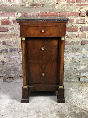 Empire or Restoration Style Storage Cabinet with Detached Columns-RWZ-1092203