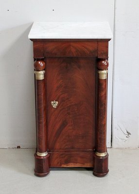 Empire Period Mahogany Veneer Cabinet or Nightstand, 1800s-RVK-904442