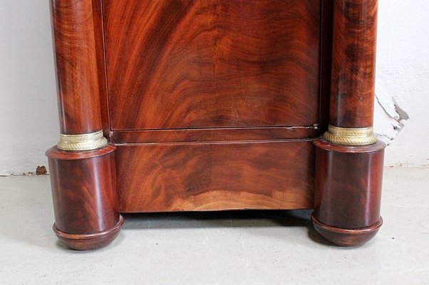 Empire Period Mahogany Veneer Cabinet or Nightstand, 1800s-RVK-904442