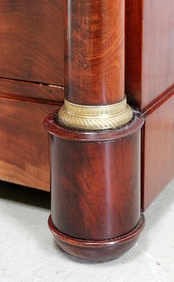 Empire Period Mahogany Veneer Cabinet or Nightstand, 1800s-RVK-904442