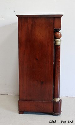 Empire Period Mahogany Veneer Cabinet or Nightstand, 1800s-RVK-904442