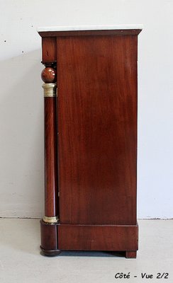 Empire Period Mahogany Veneer Cabinet or Nightstand, 1800s-RVK-904442