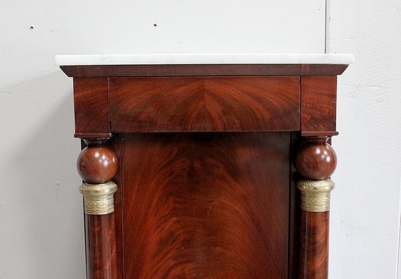 Empire Period Mahogany Veneer Cabinet or Nightstand, 1800s-RVK-904442