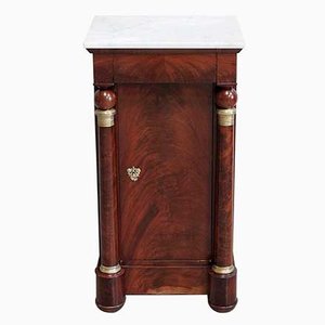 Empire Period Mahogany Veneer Cabinet or Nightstand, 1800s-RVK-904442