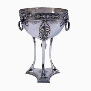 Empire Style Athenienne Shaped Silver Plated Cup, 1870s-CEJ-626772