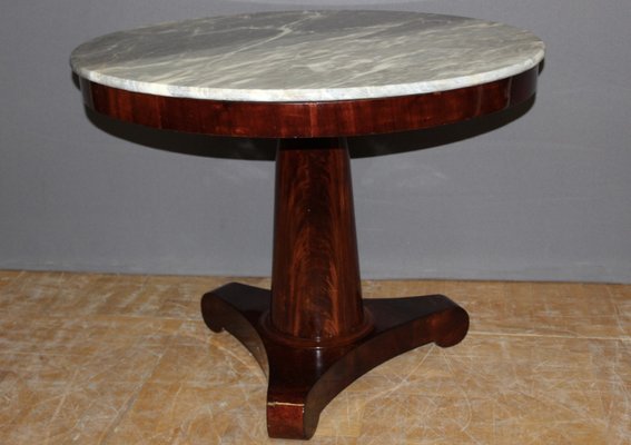 Empire Style Mahogany Side Table-BCR-1286960