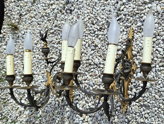 Empire Two-Color Bronze Wall Lights, Set of 2-SIZ-1725625