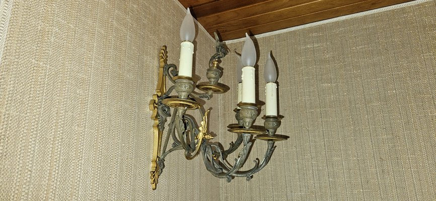 Empire Two-Color Bronze Wall Lights, Set of 2-SIZ-1725625