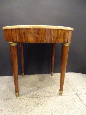 Empire Watchmaker's Table in Mahogany Wood, Marble and Bronze, France, 1800s-NUC-1309458