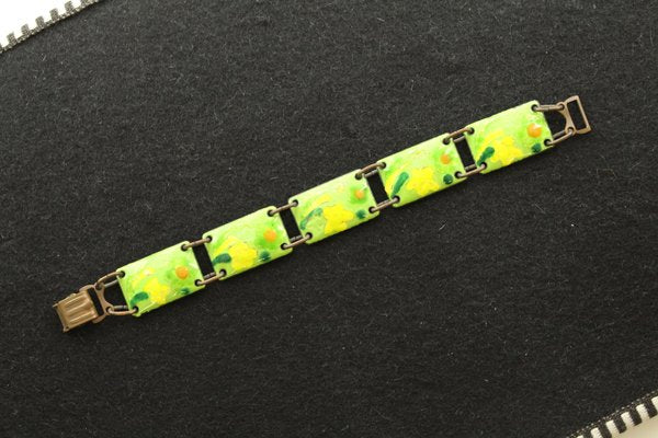 Enamel Bracelet from Atelier Casanova, 1950s-ZWH-786973