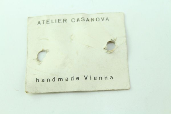 Enamel Ear Clips from Atelier Casanova, 1950s, Set of 2-ZWH-738094