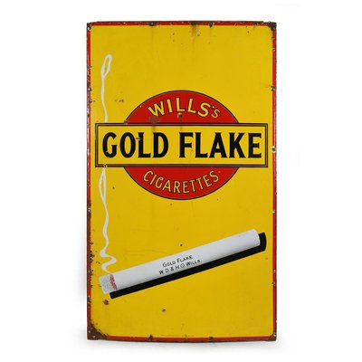 Enamel Sign Advertising Gold Flake-NQ-891862