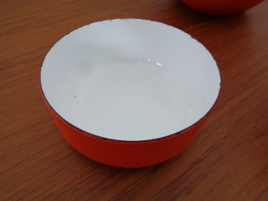 Enameled Bowl by Kaj Franck for Arabia, 1960s, Set of 3-RDW-1027404