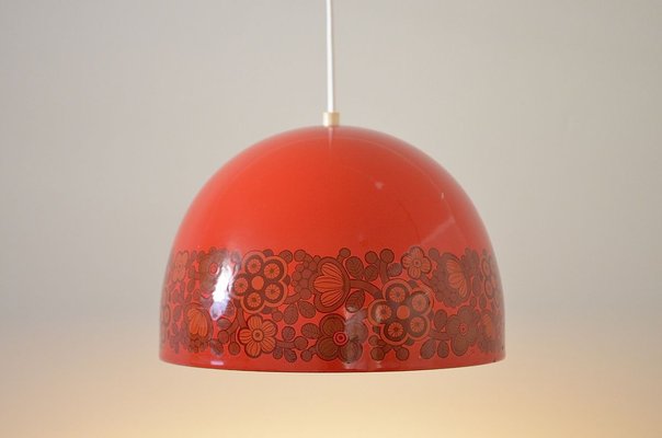 Enameled Ceiling Lamp by Kaj Franck for Fog & Mørup & Arabia, 1970s-OV-722287