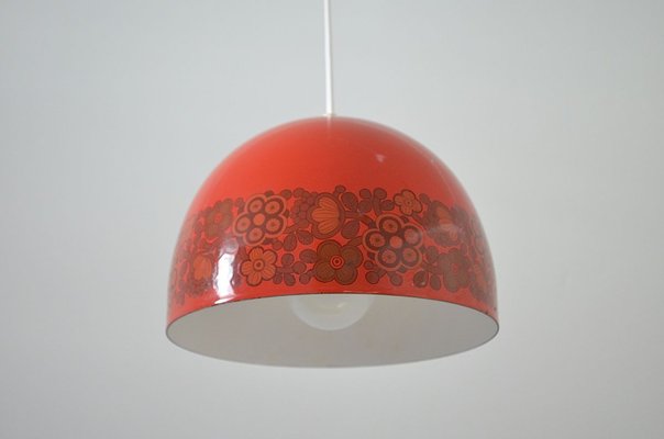 Enameled Ceiling Lamp by Kaj Franck for Fog & Mørup & Arabia, 1970s-OV-722287