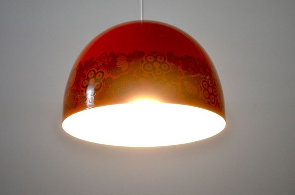 Enameled Ceiling Lamp by Kaj Franck for Fog & Mørup & Arabia, 1970s-OV-722287