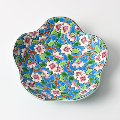 Enameled Ceramic Bowl from Longwy, 1930s-IXK-1795699