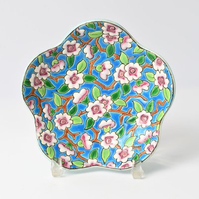 Enameled Ceramic Bowl from Longwy, 1930s-IXK-1795699