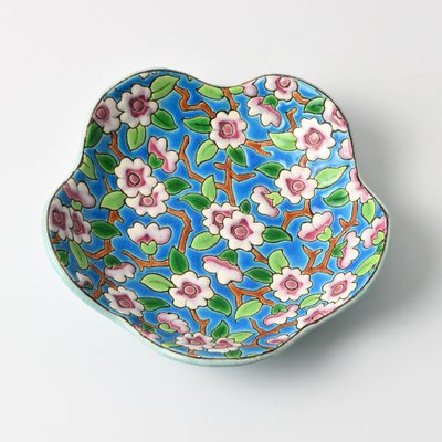 Enameled Ceramic Bowl from Longwy, 1930s-IXK-1795699