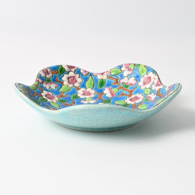 Enameled Ceramic Bowl from Longwy, 1930s-IXK-1795699