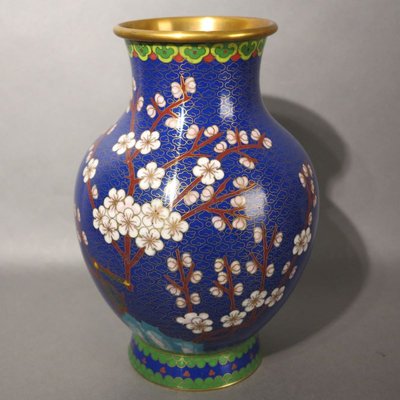 Enameled Cloisonne Vase, 1950s-WK-780778