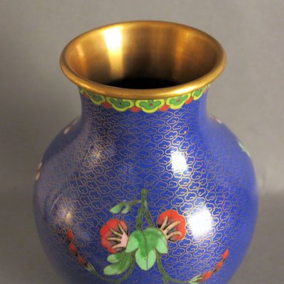 Enameled Cloisonne Vase, 1950s-WK-780778