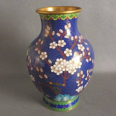 Enameled Cloisonne Vase, 1950s-WK-780778