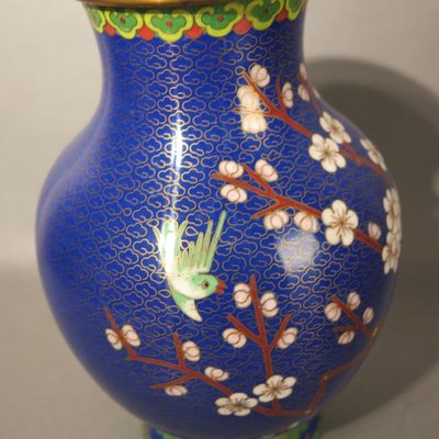 Enameled Cloisonne Vase, 1950s-WK-780778