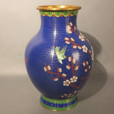 Enameled Cloisonne Vase, 1950s-WK-780778