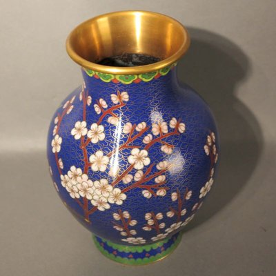 Enameled Cloisonne Vase, 1950s-WK-780778