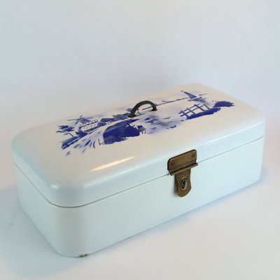 Enameled Iron Baking Box, 1920s-NE-664357