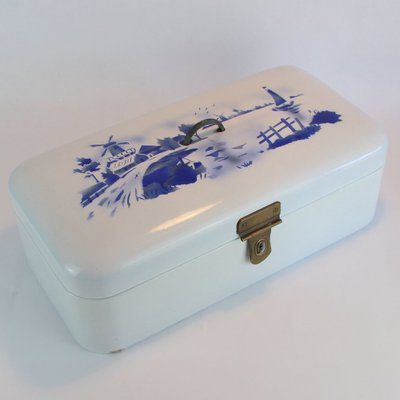 Enameled Iron Baking Box, 1920s-NE-664357