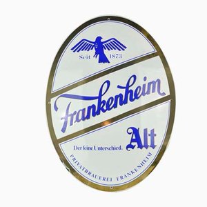 Enameled Metal Frankenheim Sign, 1960s-ROJ-714990