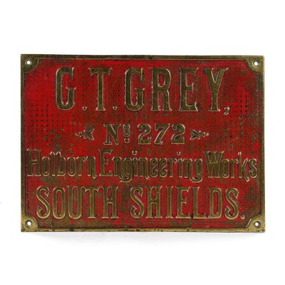 Enameled Plaque from G. T. Grey-NQ-624886