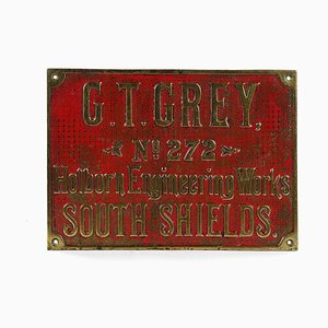 Enameled Plaque from G. T. Grey-NQ-624886