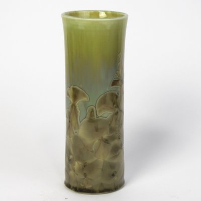 Enameled Porcelain Vase with Zinc Crystallization Technique-NE-1182805