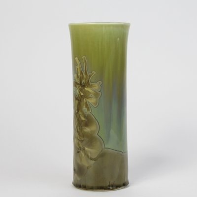 Enameled Porcelain Vase with Zinc Crystallization Technique-NE-1182805