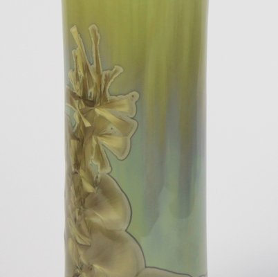 Enameled Porcelain Vase with Zinc Crystallization Technique-NE-1182805