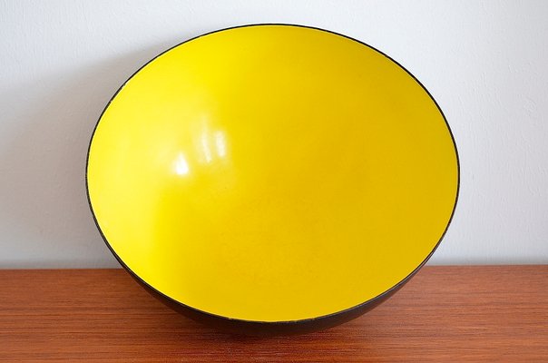 Enameled Steel Bowl by Herbert Krenchel for Torben Ørskov, 1950s-OV-1220358