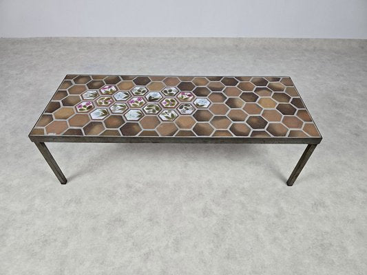 Enameled Stoneware Coffee Table by Roger Capron 1960s-DOA-2041353