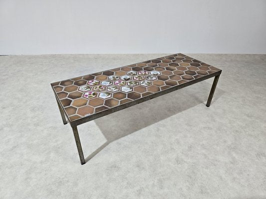 Enameled Stoneware Coffee Table by Roger Capron 1960s-DOA-2041353