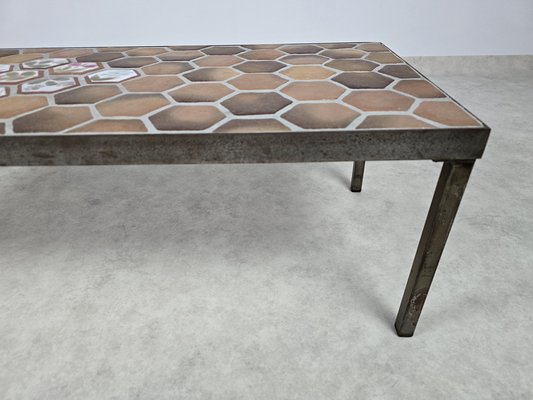 Enameled Stoneware Coffee Table by Roger Capron 1960s-DOA-2041353