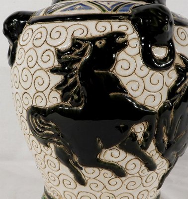 Enamelled Ceramic Vase, China-RVK-1169690