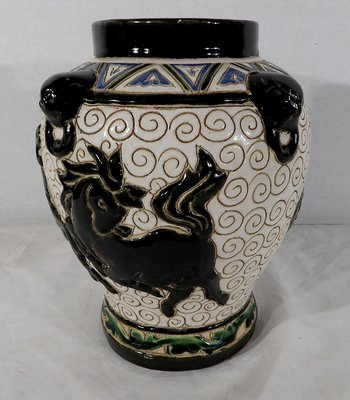 Enamelled Ceramic Vase, China-RVK-1169690