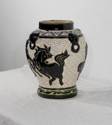 Enamelled Ceramic Vase, China-RVK-1169690