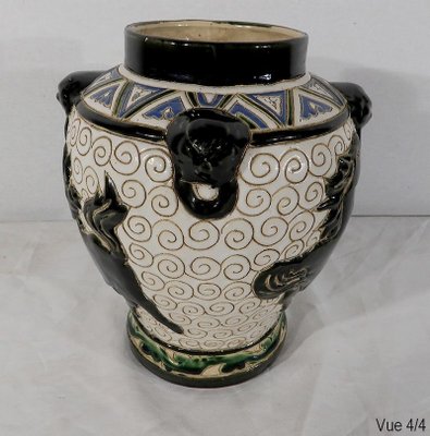 Enamelled Ceramic Vase, China-RVK-1169690