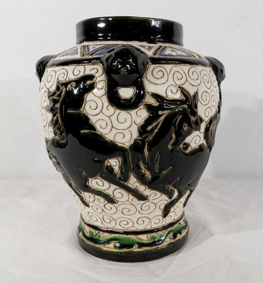 Enamelled Ceramic Vase, China-RVK-1169690