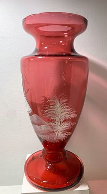 Enamelled Glass Vase from Mary Gregory-IKW-831929