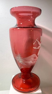 Enamelled Glass Vase from Mary Gregory-IKW-831929