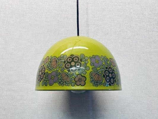 Enamelled Kalas Ceiling Lamp by Kaj Franck & Raija Uosikkinen for Fog & Morup & Araabia, 1970s-PYR-1524256